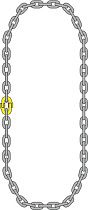 Строп цепной 10т-8м